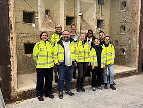 Besuch der Wirtschaftsbetriebe Duisburg im Brandprüfzentrum des MPA NRW